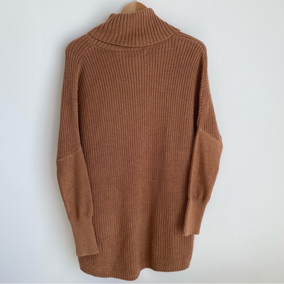 Rachel Zoe Womens Cowl-neck Tunic Sweater, Brown, Size M - Picture 2 of 8